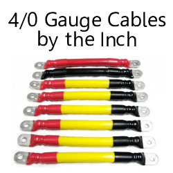 4/0 Gauge Cables By The Inch C to C